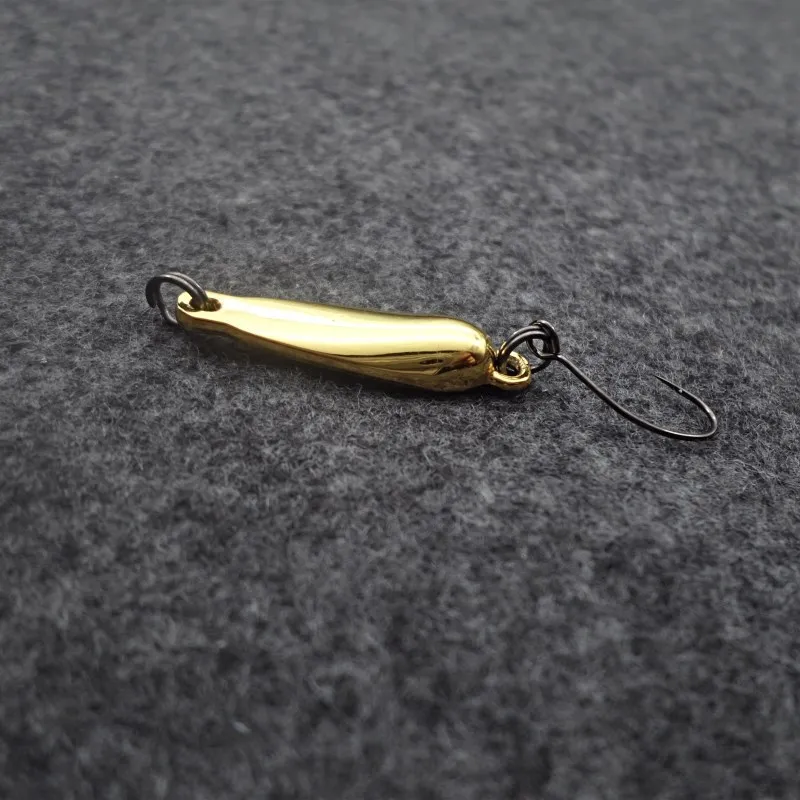new fishing lure 1.2g 2.2g  3.2g metal fishing lure spoon bait swimbait artificial fishing bait copper metal lure Japan