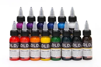

14pcs tattoo ink set Microblading permanent makeup art pigment 30ml tattoo paint for eyebrow eyeliner lip body 14 colors