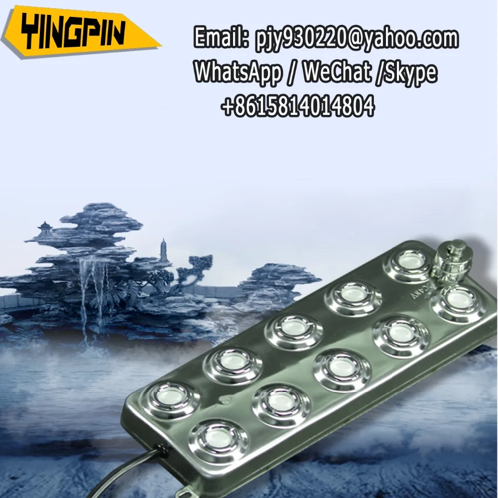 

Industrial 10 atomizing heads, landscape pools, mist sprayer, ten large spray volume, ultrasonic humidifier accessories.