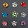 Broche en fleurs colorées, strass, accessoires pour décorations de mariage, cadeaux polyvalents, pour femmes, cadeaux, à la mode ► Photo 2/6