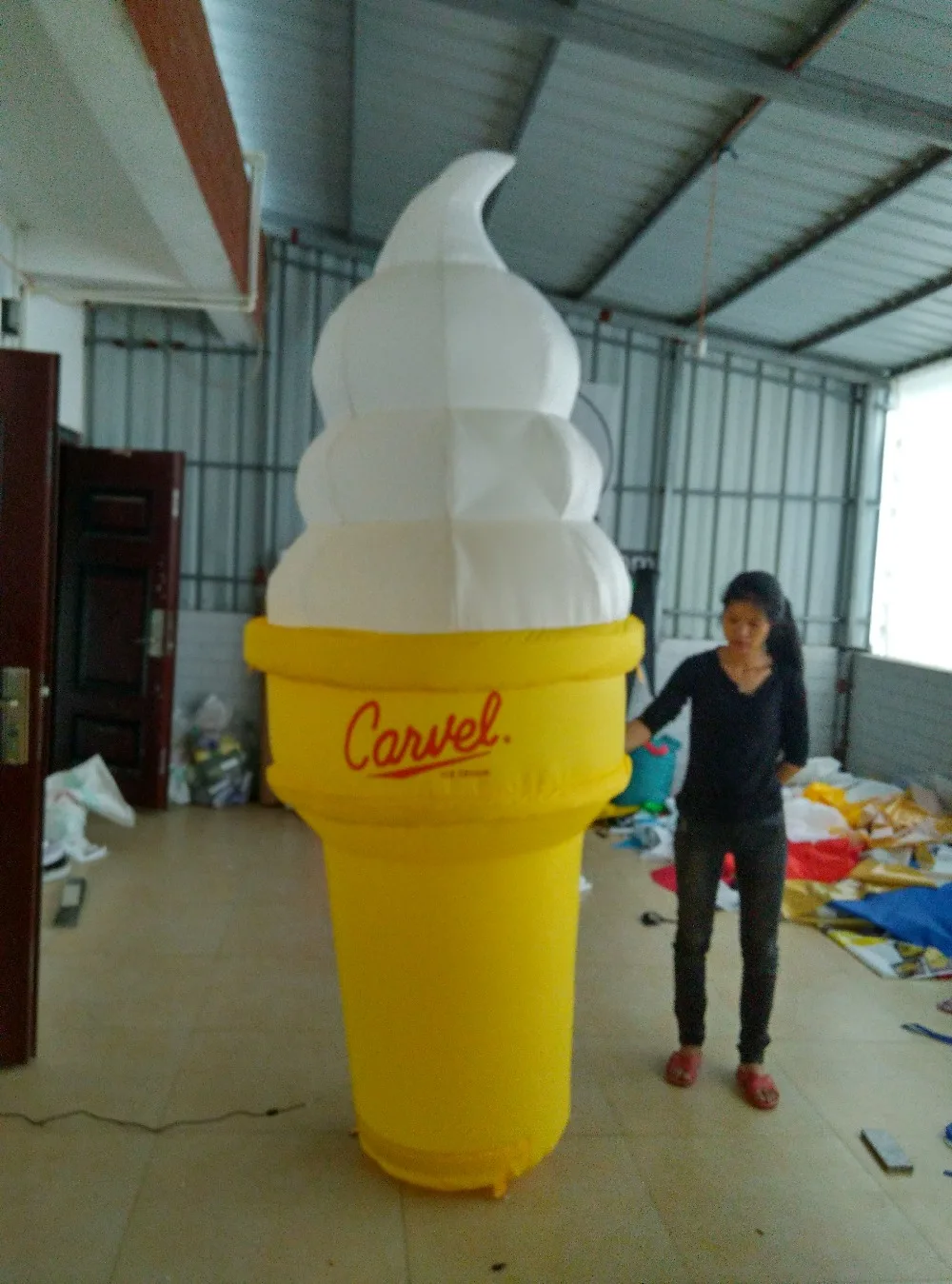 Beautiful Inflatable Ice Cream Cone For Advertising Can Custom