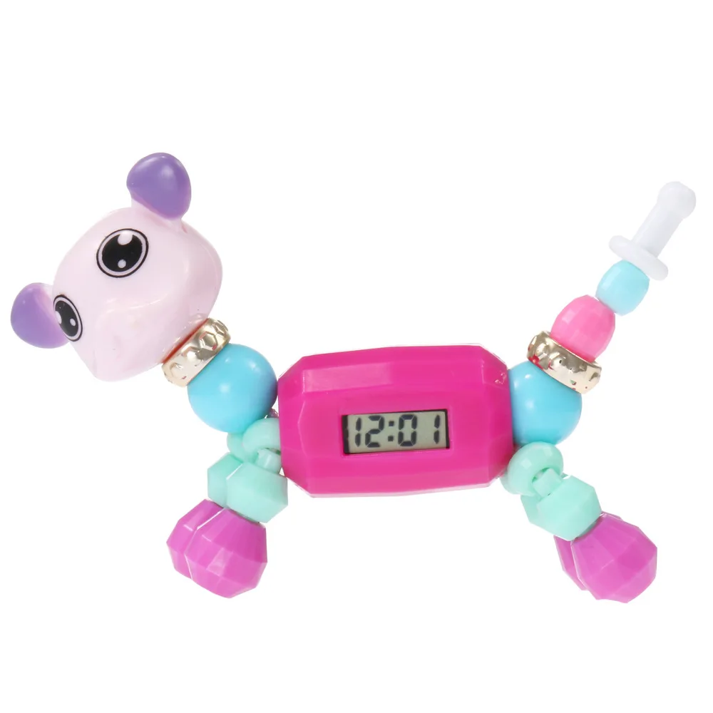 DIY цифровой Детские часы для мальчиков/девочек милая, картонная браслет смотреть Дети Спортивные кварцевые наручные часы Обучающие игрушки, подарки - Цвет: 1