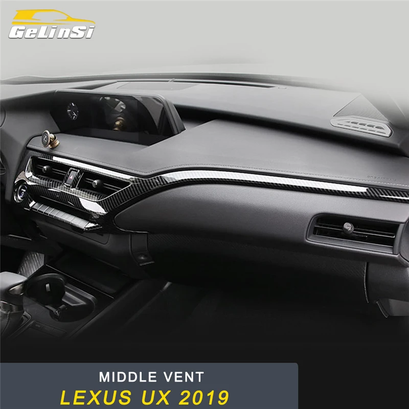 GELINSI Средний A/C вентиляционное отверстие на выходе панель Крышка обрезная рамка аксессуары для интерьера для Lexus UX стайлинга автомобилей