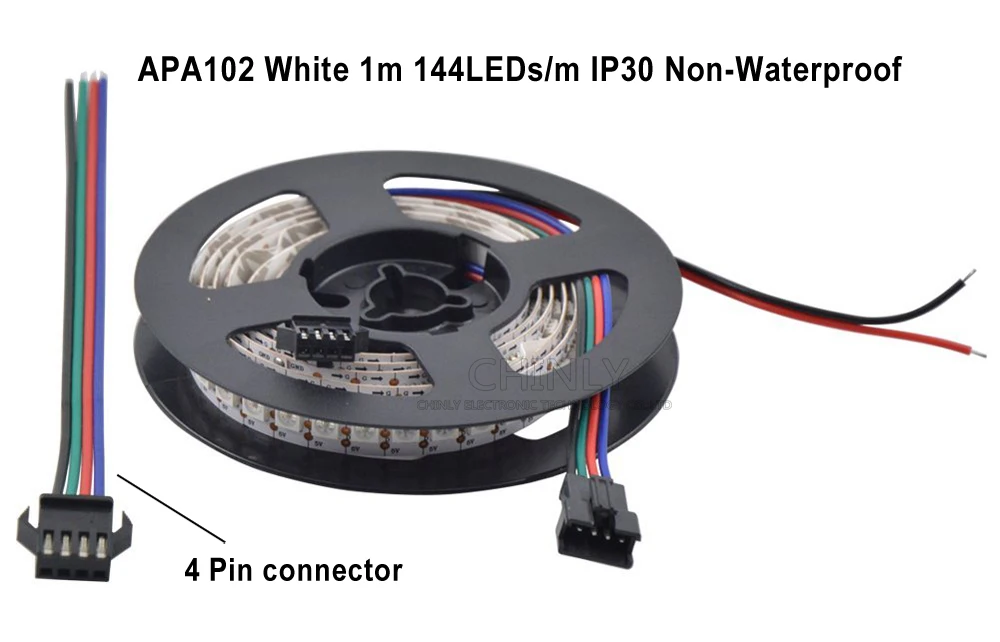 APA102 Смарт Светодиодные ленты Пиксели светильник водонепроницаемый 5 м 1 м 30/60/144 светодиодный s/m пикселей данных и часы отдельно DC5V полосы светильник s
