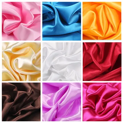 1 Meter Satin Fabric Pattern for Curtains Wedding Decroation Cheap Material Design Telas Tissu Africain Textile | Дом и сад