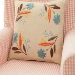 Декоративные подушки вышивка цветок наволочки сиденье подушки для домашнего декора для стульев Peluches Gigante оформление спальни 7CJY6X
