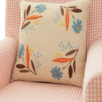 

Decorative Pilows Embroidery Flower Pillowcases Seat Cushions Home Decor For Chairs Peluches Gigante Bed Room Decoration 7CJY6X