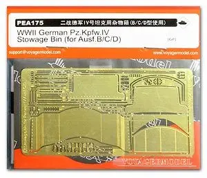 

KNL HOBBY Voyager Model PEA175 4 tanker B / C / D-type turret debris tank upgrade metal etching parts