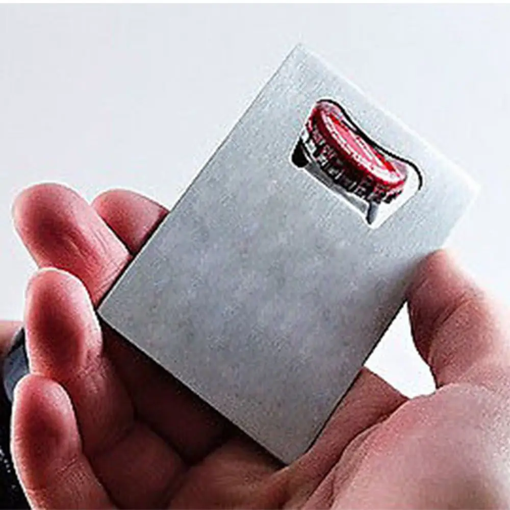 1 pcs High quality Wallet Size Stainless Steel Credit Card Bottle