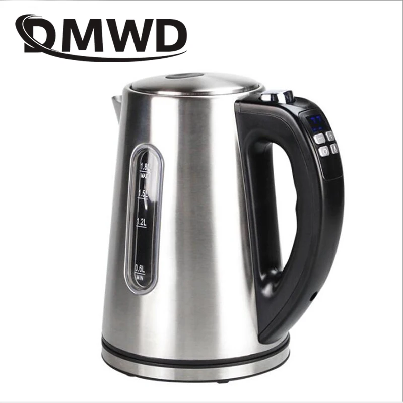 DMWD 1.8L Stainless Steel Electric Kettle Constant Temperature Control Thermal Insulation Teapot Hot Water Boiler Heating Pot EU DMWD 1.8L Stainless Steel Electric Kettle Constant Temperature Control Thermal Insulation Teapot Hot Water Boiler Heating Pot EU