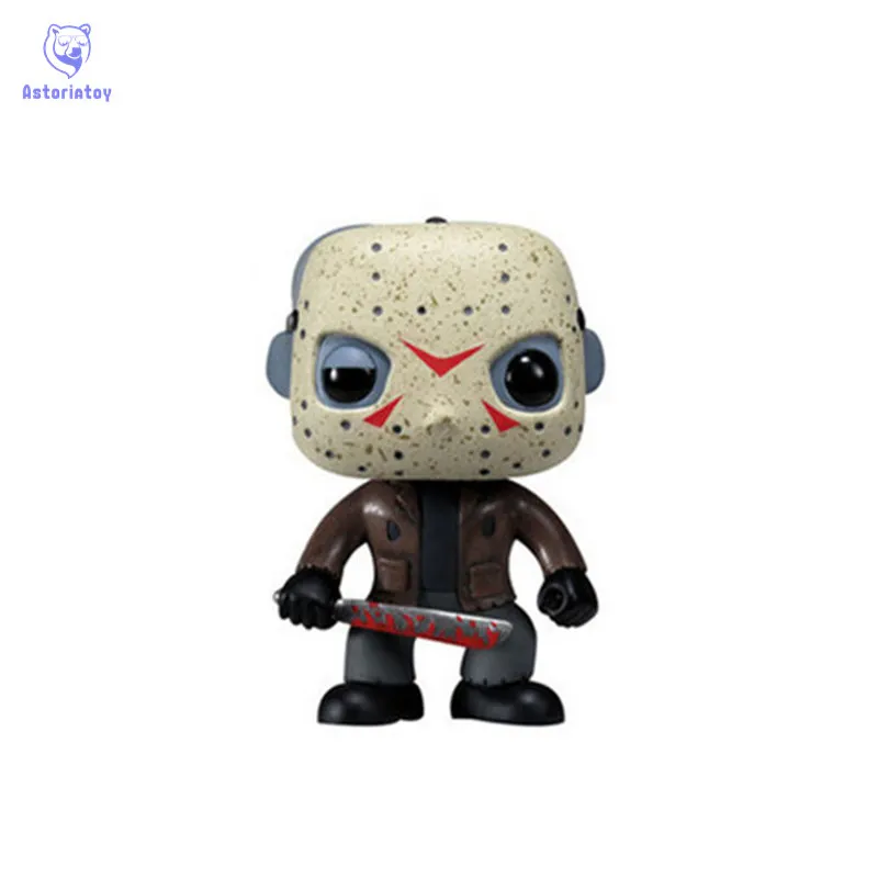 

NEW 10cm Friday the 13th Jason voorhees action figure big Bobble Head Q Edition no box for Car Decoration