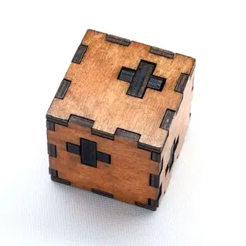 Деревянная коробка дети Швейцария куб головоломка секретный мозг тизер Пазлы игра игрушка Iq Развивающие деревянные пазлы для детей и взрослых - Цвет: Intelligence Maze