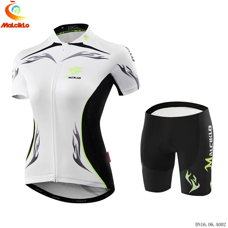 

Malciklo Women Funny Triathlon Cycling Jersey Quick-dry Cycling Skinsuit Ropa De Ciclismo Maillot clothes suit