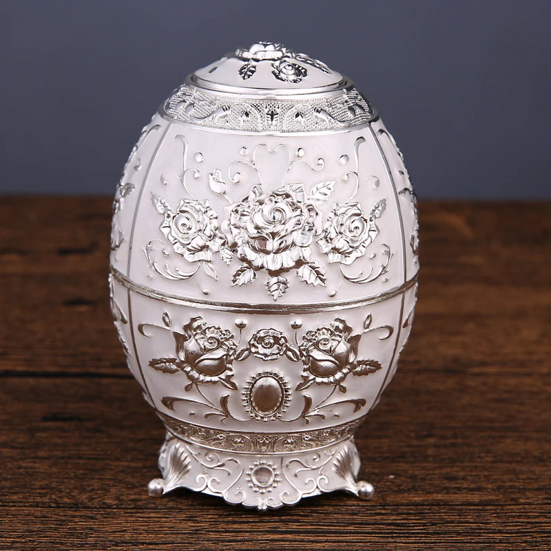 

European-style toothpick box hand-press automatic toothpick tube living room creative retro household lovely high-end convenient