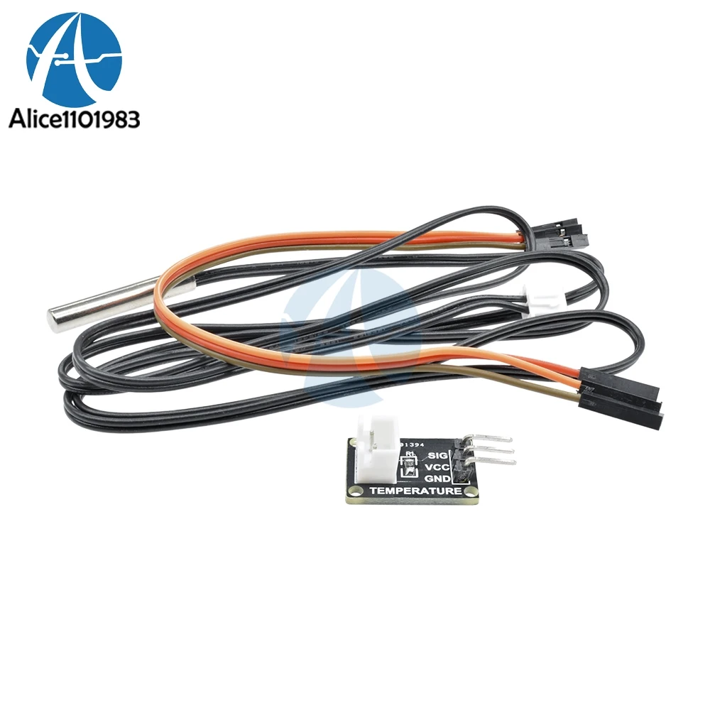 High Precision Ntc Thermistor Temperature Monitor Sensor Module 1m 10k ...