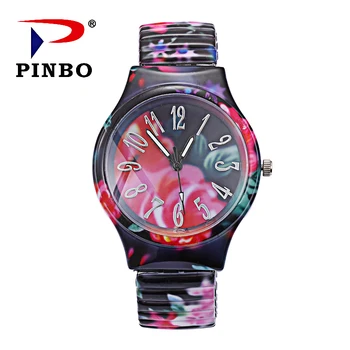 

Fashion Women Watch Luxury Women Elasticity Bracelet Quartz Watch Pattern Dress Ladies Clock Relogio Feminino Saat Dropshipping