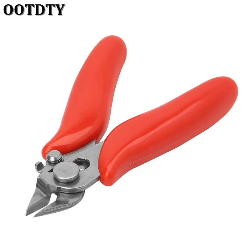 

OOTDTY Mini 3.5" Diagonal Side Cutting Pliers Lock Cable Wire Cutter Repair Hand Tools