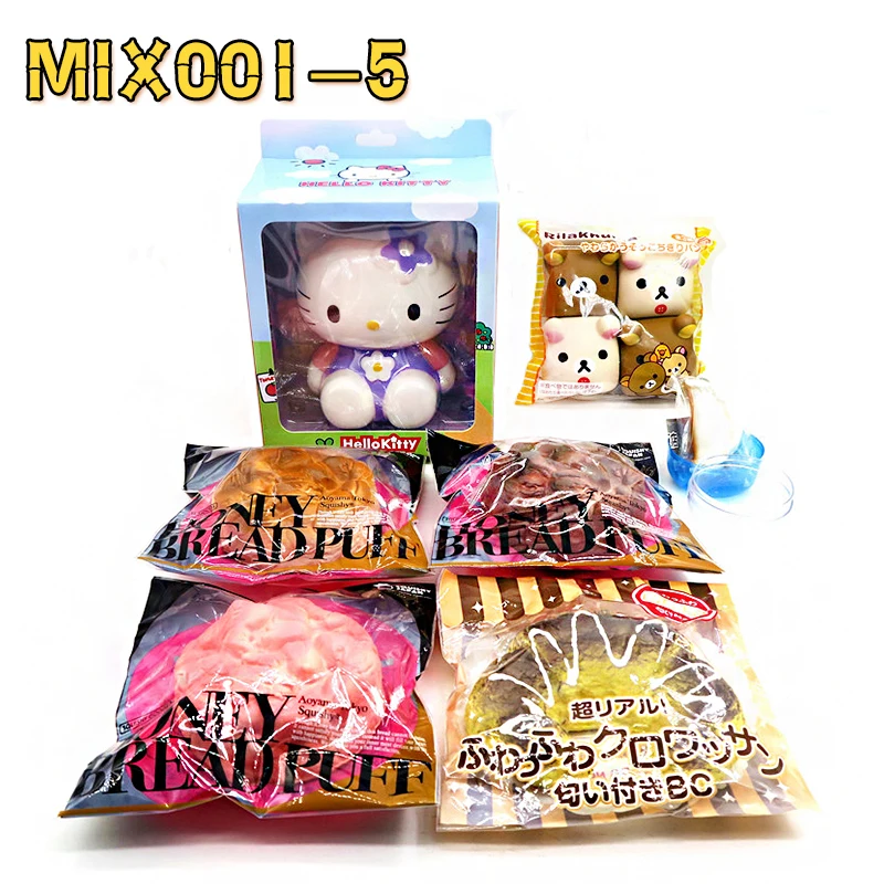 MIX001-1 к MIX001-10, смешанный костюм, мягкими хлеб, кулон, отделка, медленный отскок с ароматом, декомпрессии игрушки, бесплатная доставка