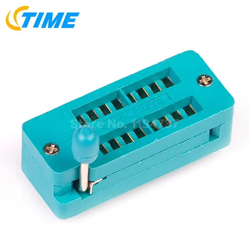 2PCS ZIF 16P 16 Pins Test Universal IC Socket 16 Pin DIP