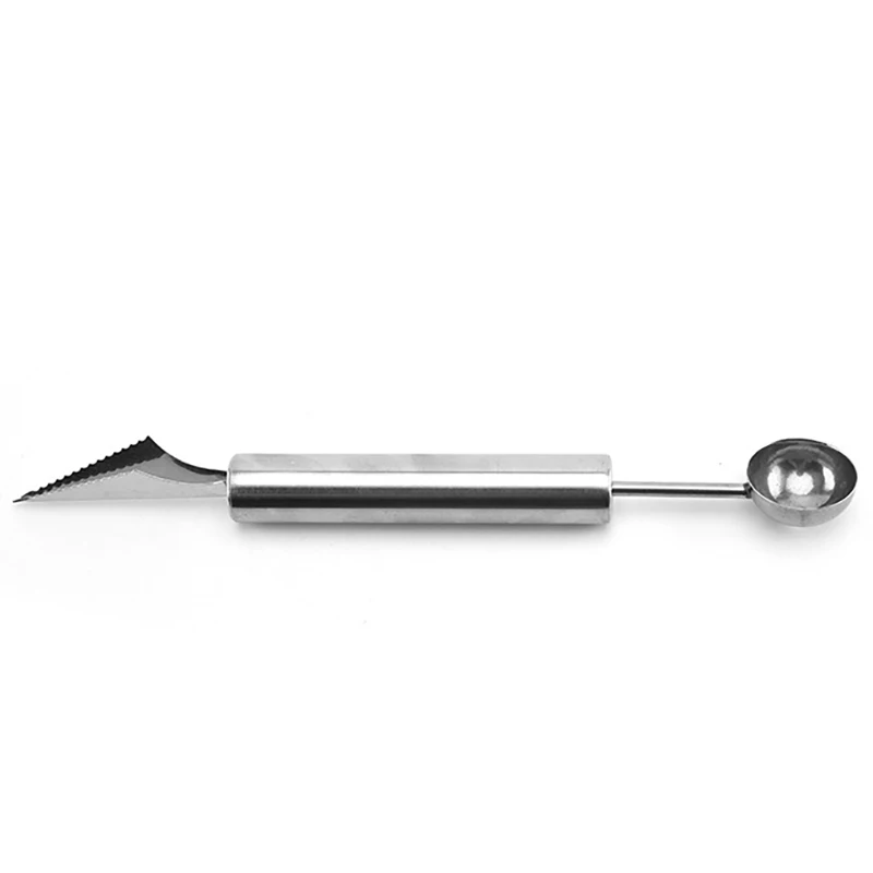 Home Kitchen Bar Fruit Carving Cutter Watermelon Cantaloupe Melon Dig Ball Scoop Ballers Stainless Steel Hot Search