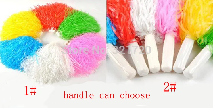 25 جرام الكريات البلاستيكية pe التشجيع ، 10 أجزاء/وحدة ، بوم بوم ، الأحمر ، الأزرق ، الأخضر ، الأبيض ، الأصفر والوردي واللون و مقبض يمكن اختيار