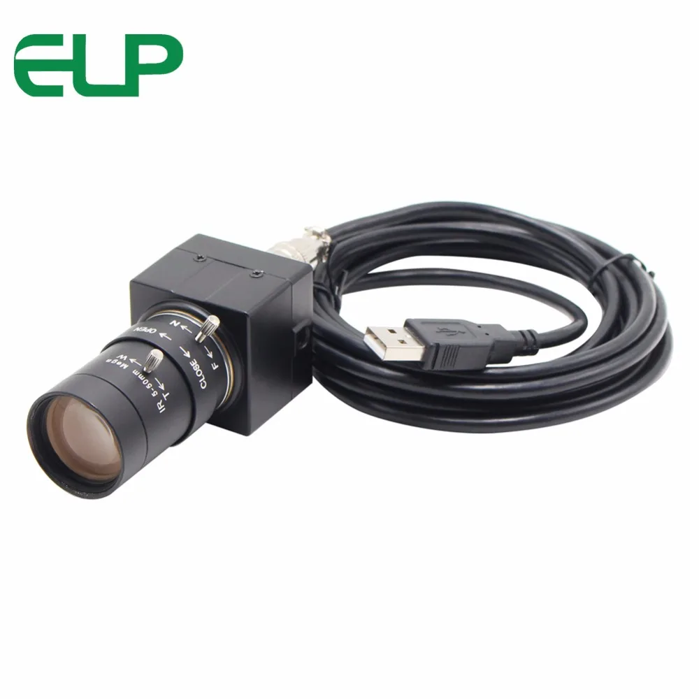 ELP SONY 1/3. 2 ''IMX179 Супер Мини HD 8MP промышленная камера USB с 5-50 мм варифокальным объективом 8 мегапикселей высокой четкости USB веб-камера