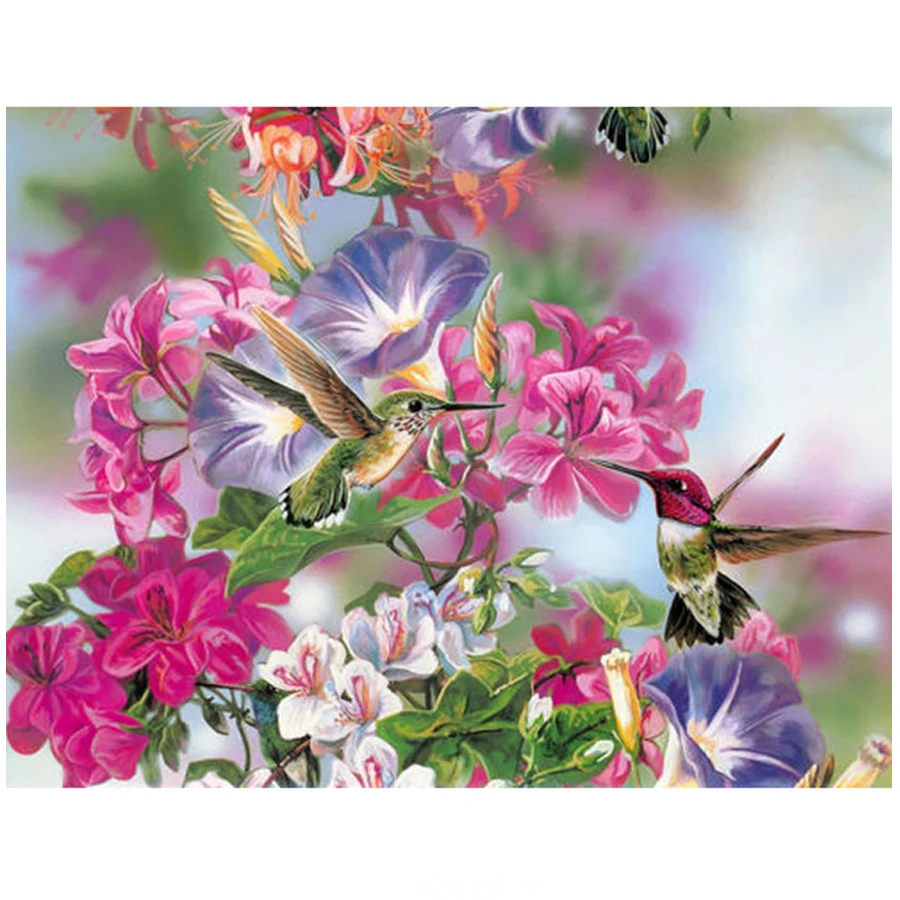 

Full Diamond Embroidery Home Decor 5D Diamond Mosaic Painting hummingbird Diy Diamond Painting cross stitch craft CF138