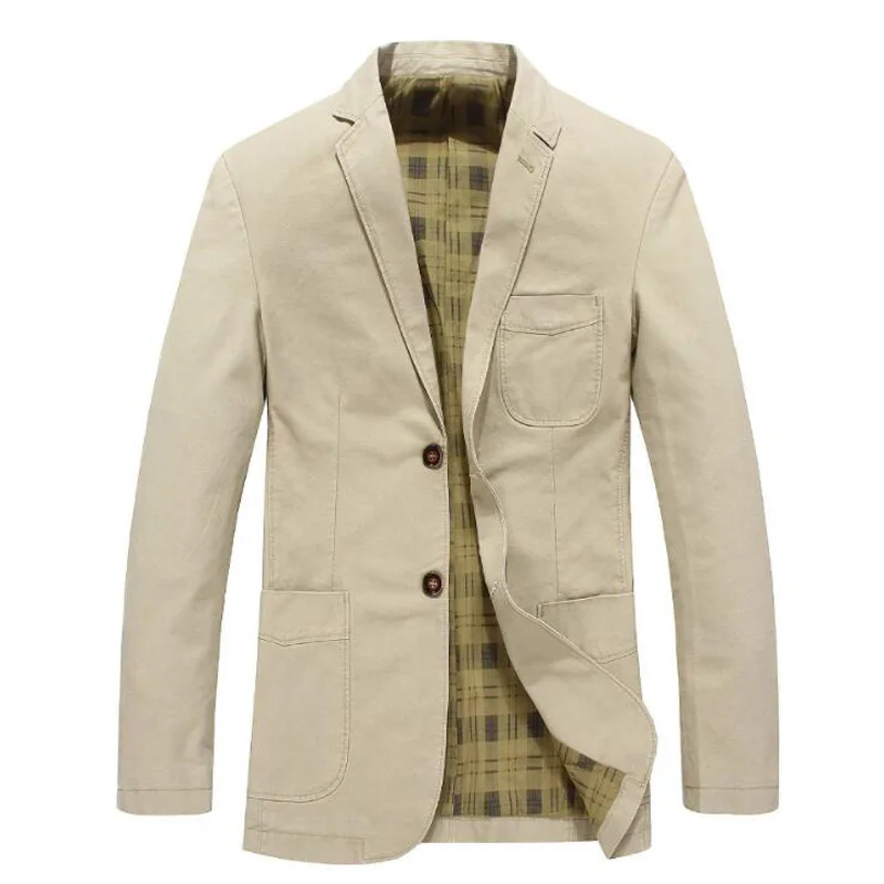New Best Seller New Men Casual Blazer Men's Cotton Suit Jacket Men's