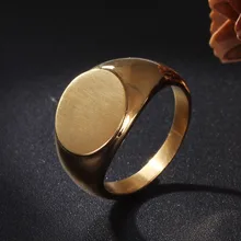 Soul мужские большие геометрические овальные дизайнерские золотые Цветные Титановые стальные свадебные кольца для мужчин и женщин классические простые перстни ювелирные изделия