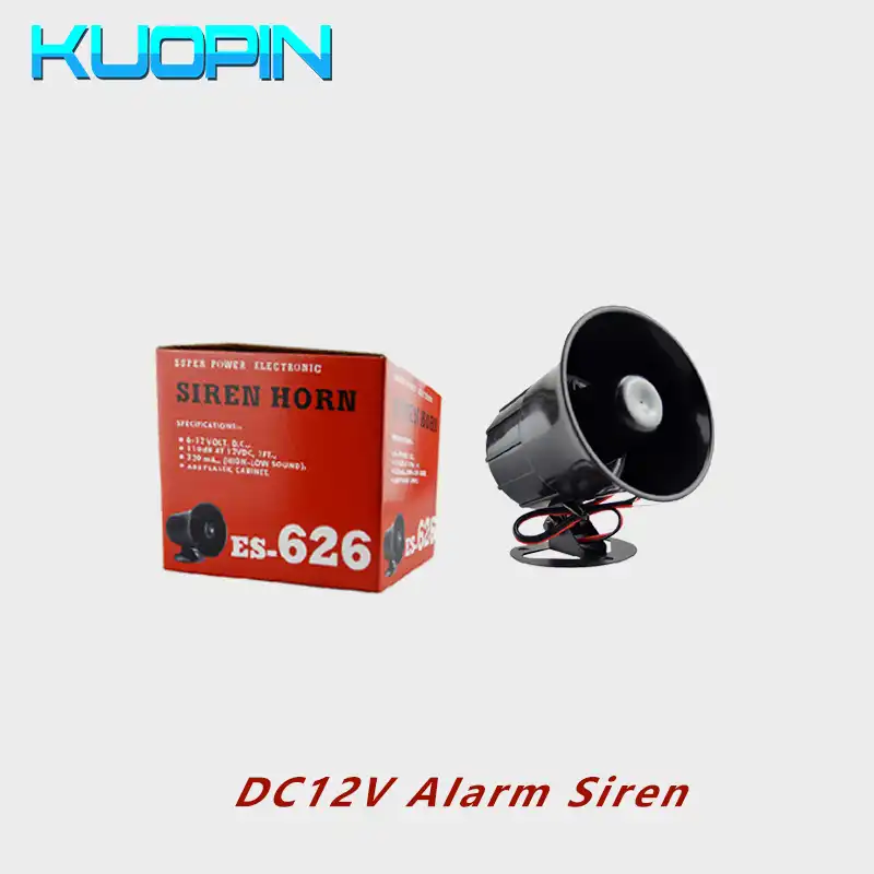 Bocina de sirena de alarma bocina sirena ruidosa con Cable para sistema 110dB