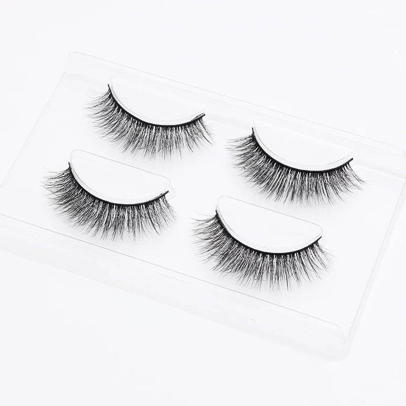 LEHUAMAO 2 Pairs 3D Mink Lashes Natural Long False Eyelashes Dramatic Volume Fake Lashes Makeup Eyelash Extension Silk Eyelashes LEHUAMAO 2 Pairs 3D Mink Lashes Natural Long False Eyelashes Dramatic Volume Fake Lashes Makeup Eyelash Extension Silk Eyelashes