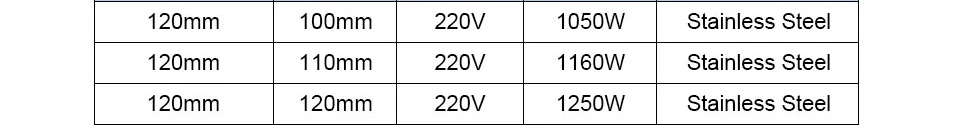 LJXH керамический ленточный нагреватель Mica 120x60 мм/120x70 мм/120x80mm/120x90 мм AC220V элемент Нержавеющая сталь 630 W/740 W/850 W/950 W