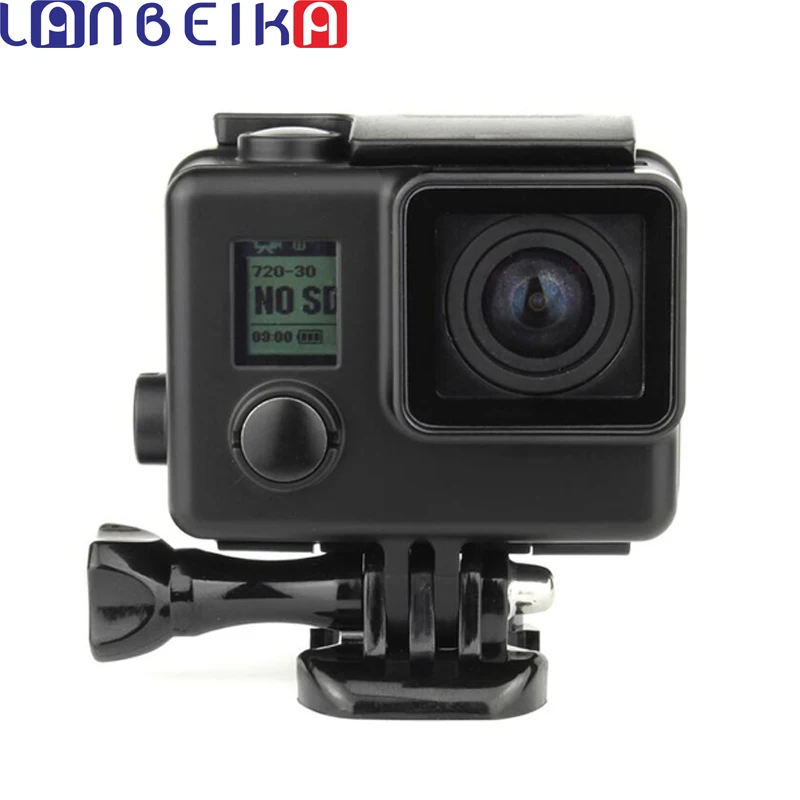 LANBEIKA 40 м подводный водонепроницаемый чехол для Gopro Hero 4 3 + черный защитный камеры