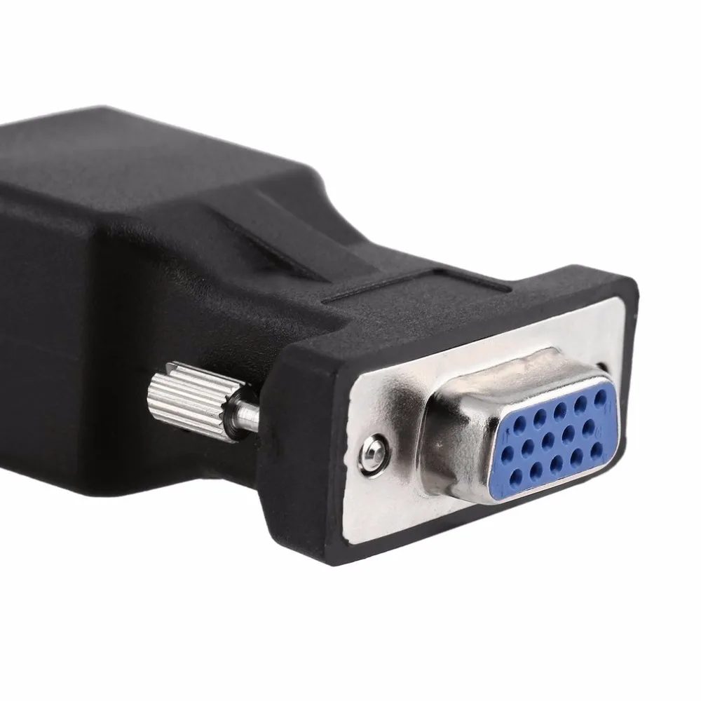 15pin VGA мужской/женский к LAN CAT5 CAT6 RJ45 сетевой кабель адаптер Дада кабель передачи для персонального компьютера Новые
