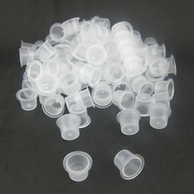 100 шт. 15 мм Большой Размеры чернила татуировки Чашки Caps питания ic15-100