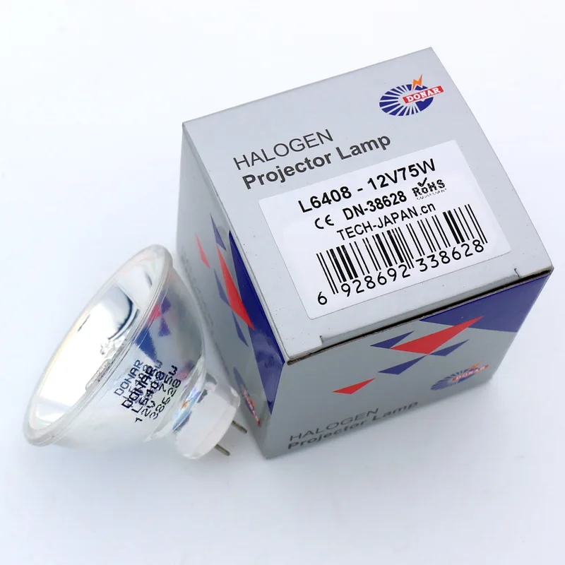 DONAR DN 38628 12V 75W/ILT L6408 12V75W MR16 halogen light bulb microscope endoscope chemistry