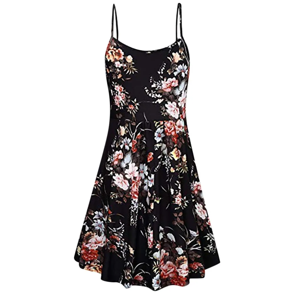 

Maternity Dresses Women Sleeveless Sling Pregnant Maternity Dress Floral Print Sundress Sexy Beach Nursing Dresses 4JJ