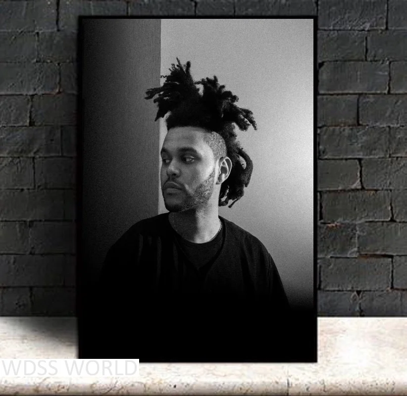 Музыкальный Шелковый плакат Weeknd для домашнего декора|Рисование и каллиграфия| |