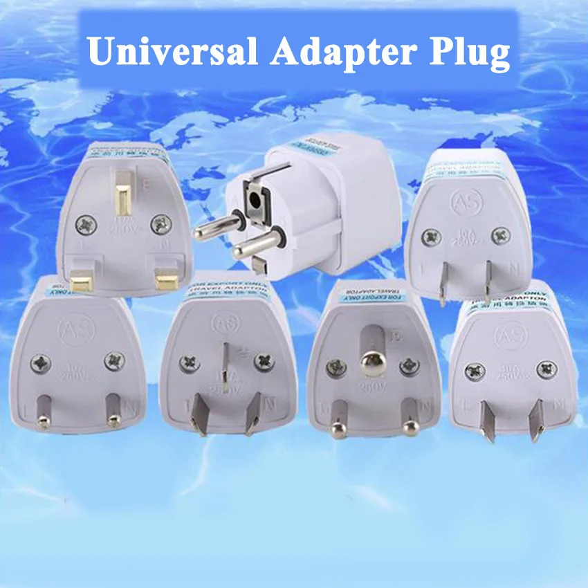Universal Adapter Plug EU US UK AU Cell Phone Universal Travel Power