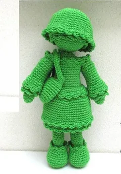 

crochet toys amigurumi doll girl model number XC041010