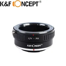 K&F Concept Lens Mount Adapter for Contax/Yashica C/Y Lens to Fujifilm FX Mount X-Pro1 Mirrorless Camera C/Y-FX