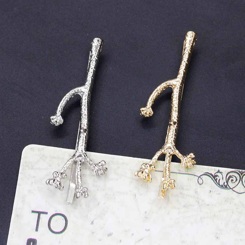 Vintage Tree Branch Hair Clip Gold Silver Color Hairpin Girls Women Hair Accessories Headwear Hairgrips