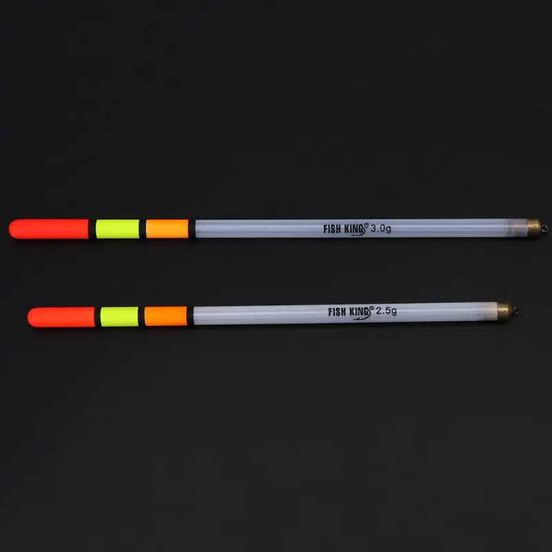 10PCS/LOT 2.5/3.0G Clear Plastic Fishing Float Carp Coarse Fishing Floats Tube Tool