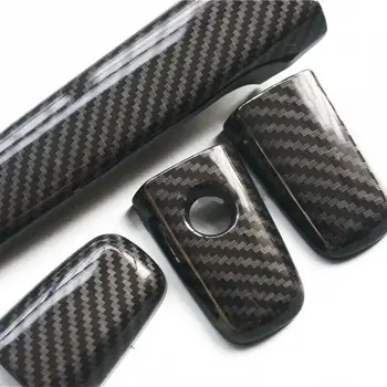 

Carbon Fiber Style Door Handle cover Decoration ABS Trim Car For Mitsubishi Lancer EX Evolution X EVO Durable