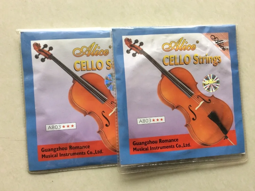 Cello String 2 sets High quality 4/4 cello stringsin Guitar Parts & Accessories from Sports