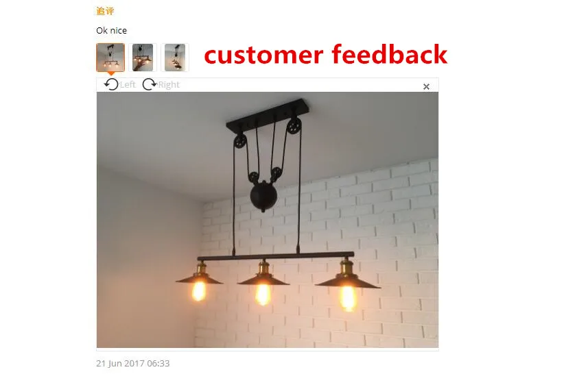 Luminárias em Estilo Sala de Jantar Luzes Pingente Loft Polia Hanglamp Lâmpada Retro Vintage Black Metal Industrial Iluminação Quarto Bar 2 Luzes de pendentes