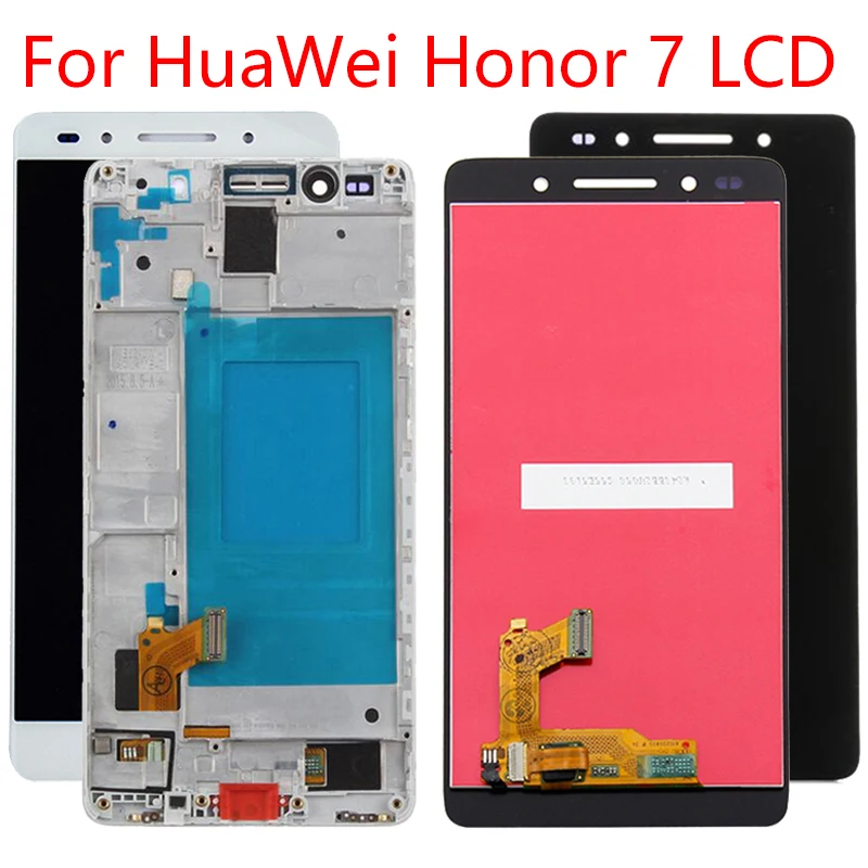 

For HuaWei Honor 7 LCD Touch Screen With Frame For Honor 7 LCD Display PLK-TL01 L01 L00 AL10 Replacement Digitizer Assembly