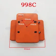 Скользящая кнопка для DEFU 998C горизонтальный копировально-фрезерный станок для обработки замочных ключей, основание для зажима