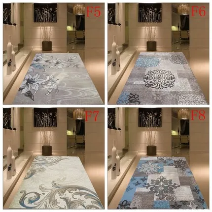 Encrypted thick washable simple modern style living room bedroom pattern carpet environmentally friendly ins Nordic carpet