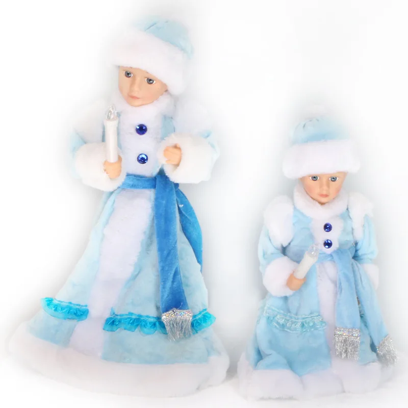 

40cm Christmas music electric doll female Christmas Claus Santa gift children toy doll music doll